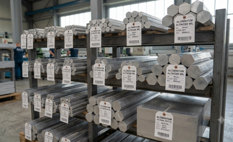 Çözüm Endüstriyel Metal 2011 6082 6013 7075 Alüminyum Altıköşe Ölçüleri ve CNC Otomat Milleri