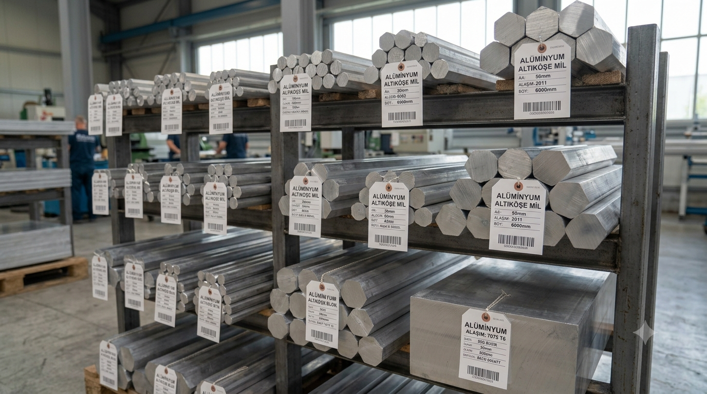Çözüm Endüstriyel Metal 2011 6082 6013 7075 Alüminyum Altıköşe Ölçüleri ve CNC Otomat Milleri