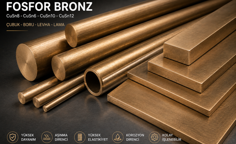 fosfor bronz ürünlerimiz